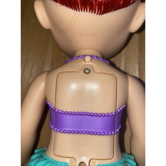 Disney Princess the Little Mermaid Ariel Doll Sings And Lights Up Works 14” - Picture 7 of 7